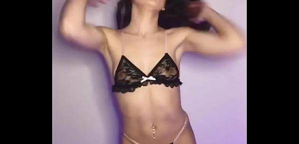 trendsHot Latina Babe Nadia Angel Sensual Dancing in Lingerie